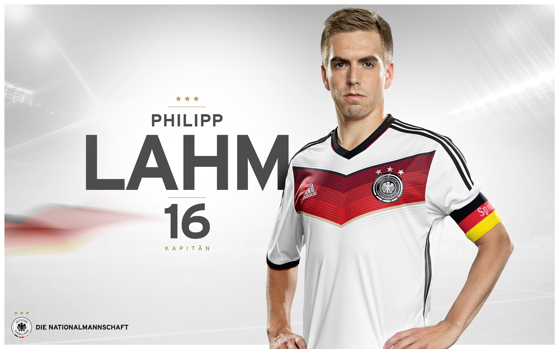 Philipp Lahm Wallpaper zur FußballWM 2014
