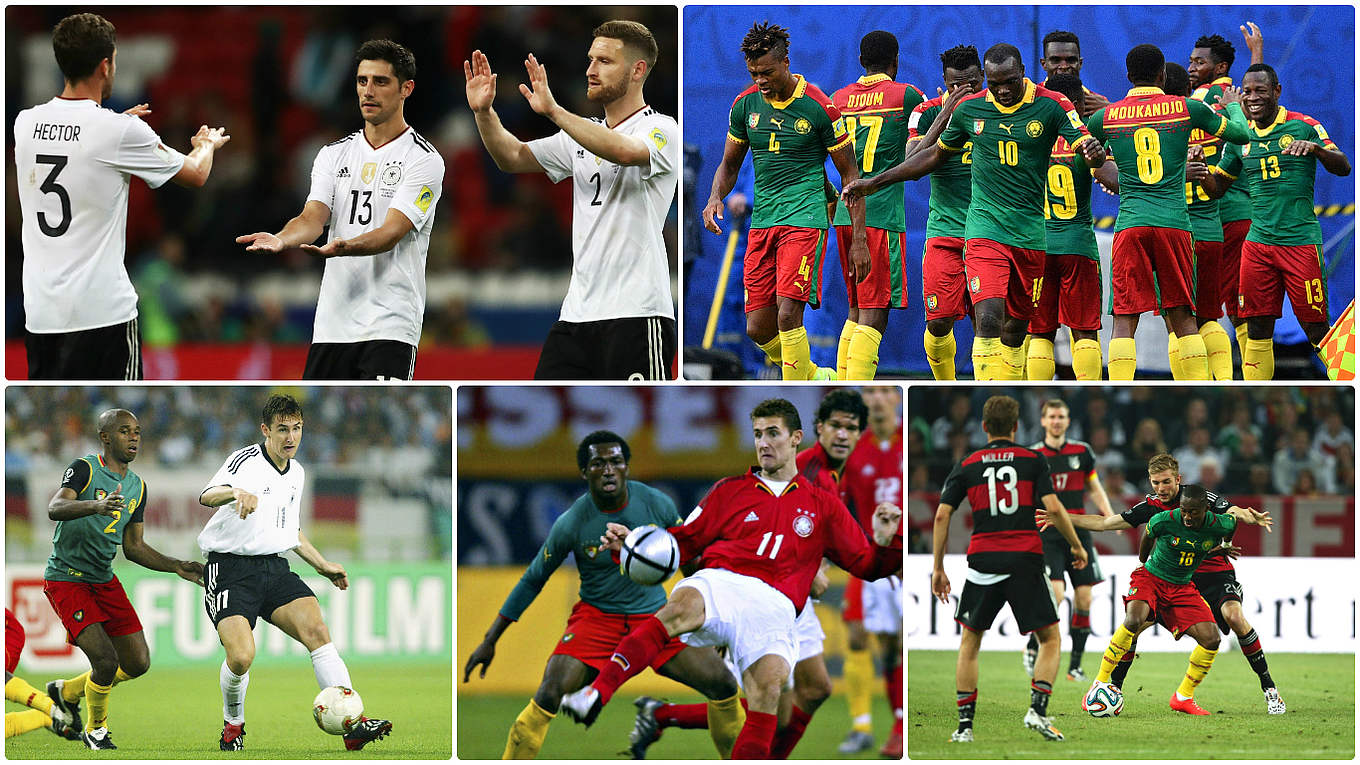 Weltmeister noch unbesiegt gegen Kamerun DFB Deutscher Fußball
