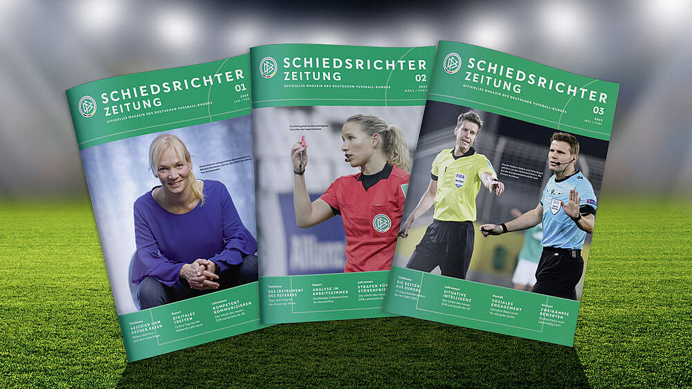 Das DFB-Magazin für die Schiedsrichter © DFB