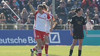 Sieg im packenden Topspiel: Bayern gibt sich auch in Frankfurt dank Klara Bühl keine Blöße © imago