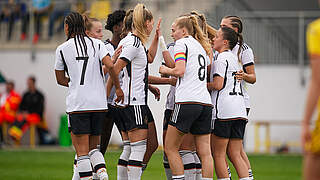Führen die Tabelle der Gruppe 7 an: die deutschen U 19-Frauen © Getty Images