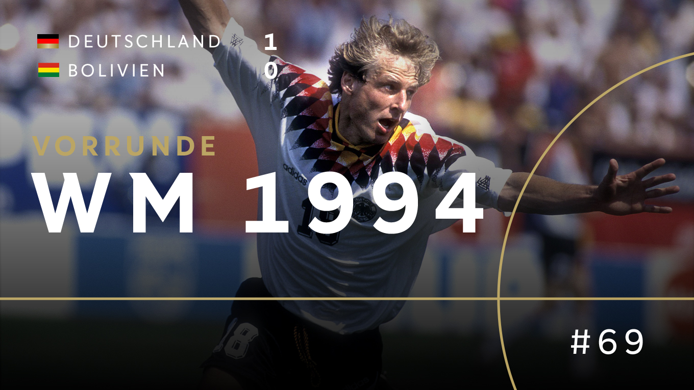 WM 1994 Glückstor bei Hitzeschlacht DFB Deutscher FußballBund e.V.