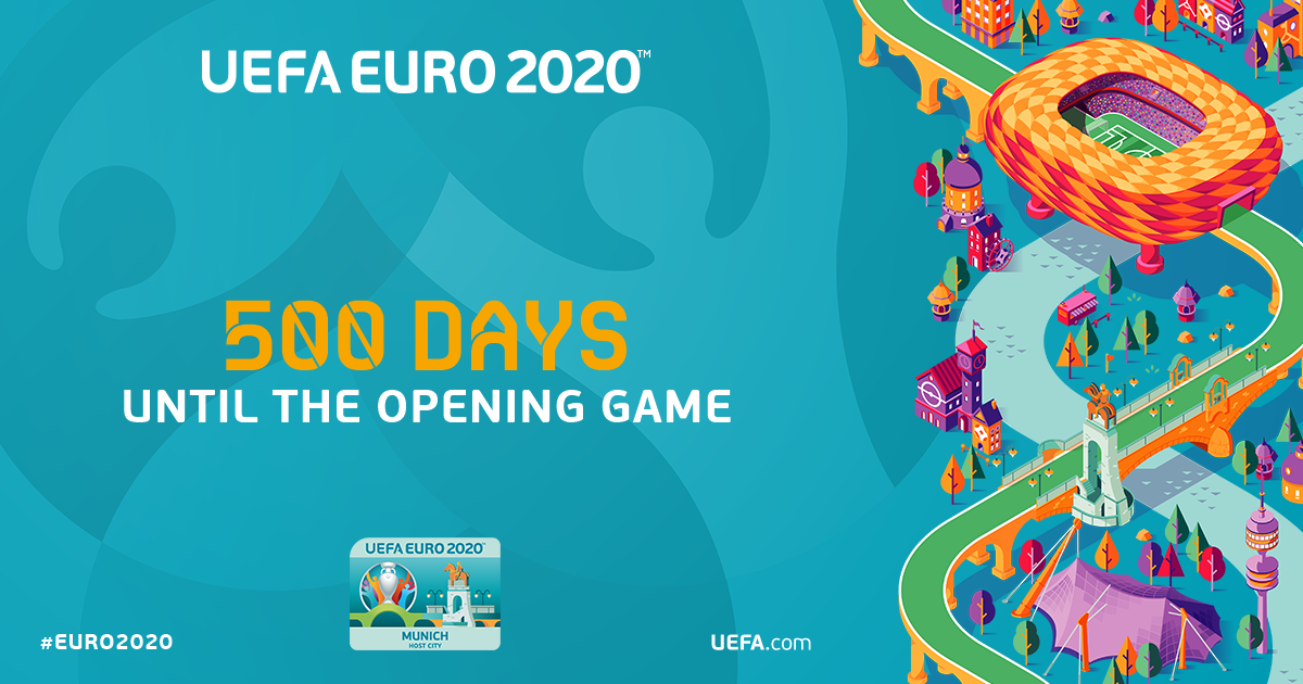 500 Days To Go Until Euro 2020 Dfb Deutscher Fussball Bund E V