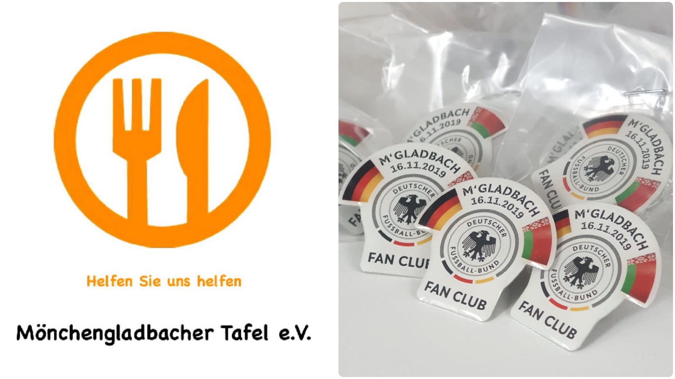 Pin Spende Beim Belarus Spiel Dfb Deutscher Fussball Bund E V