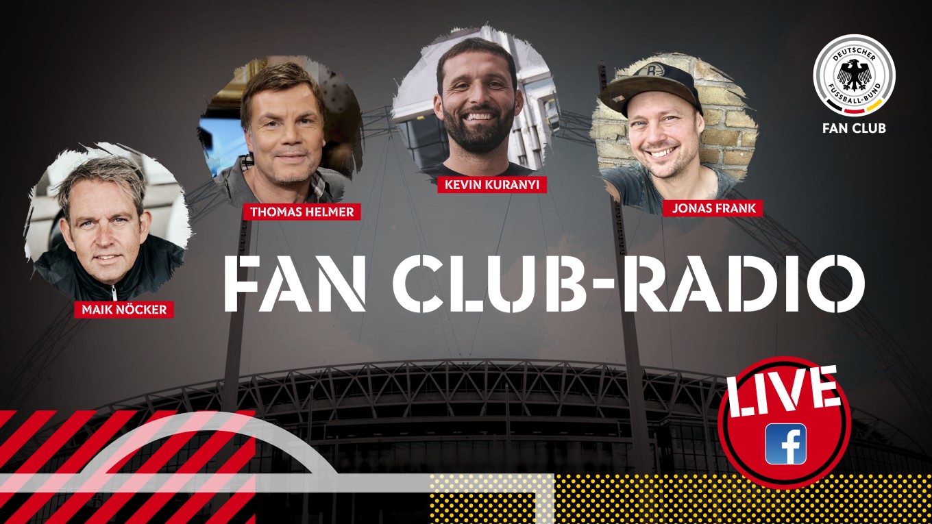 Helmer und Kuranyi beim Fan Club-Radio DFB