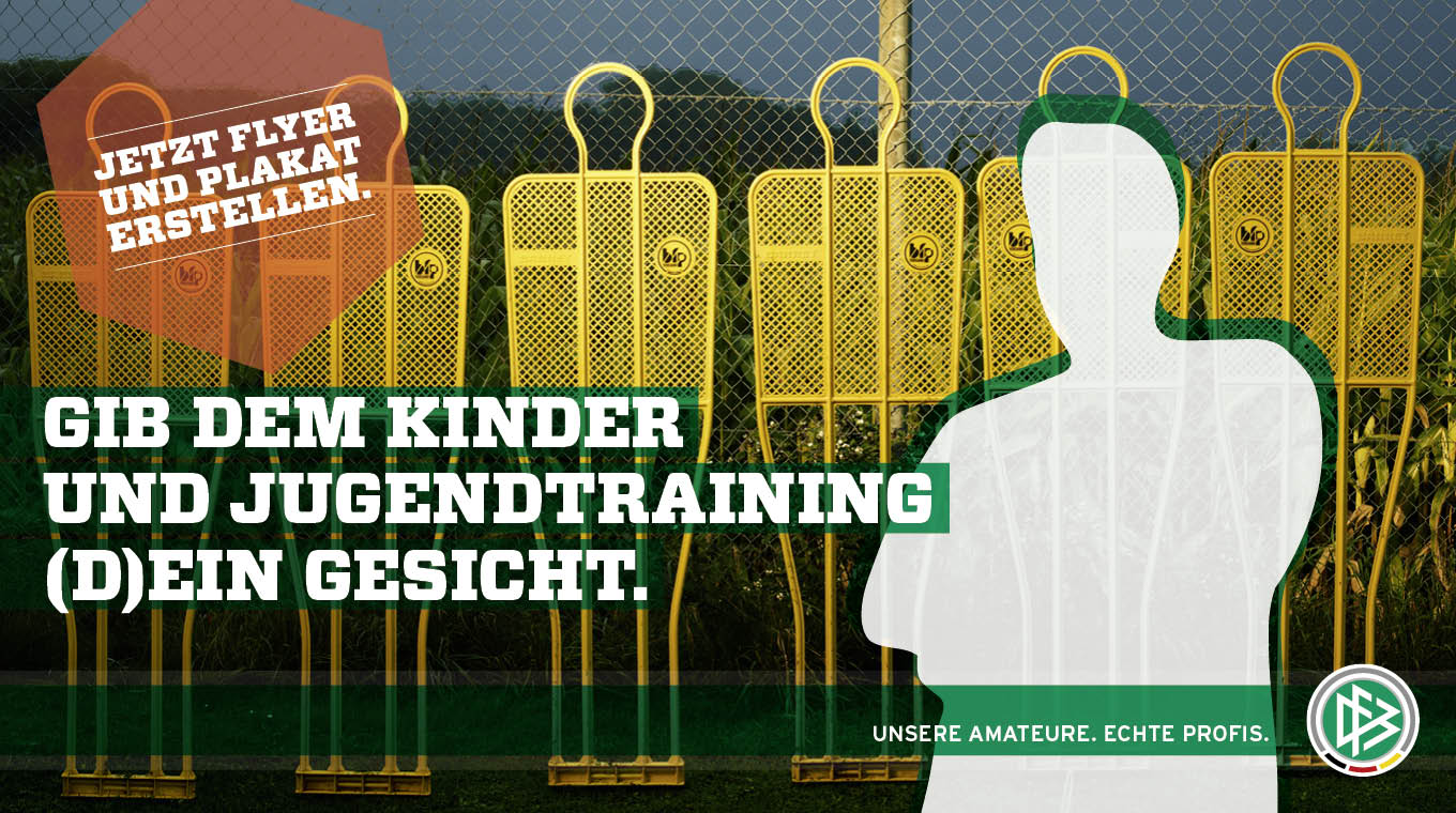 Kinder Und Jugendtrainer Gesucht Flyer Und Plakate Zum Selbermachen Dfb Deutscher Fussball Bund E V