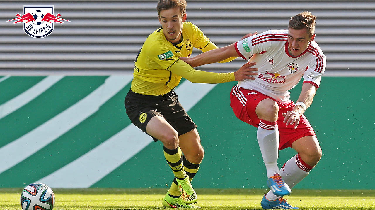 RB Leipzig U17 Spiel In Die Tiefe Nach Ballgewinn DFB Deutscher
