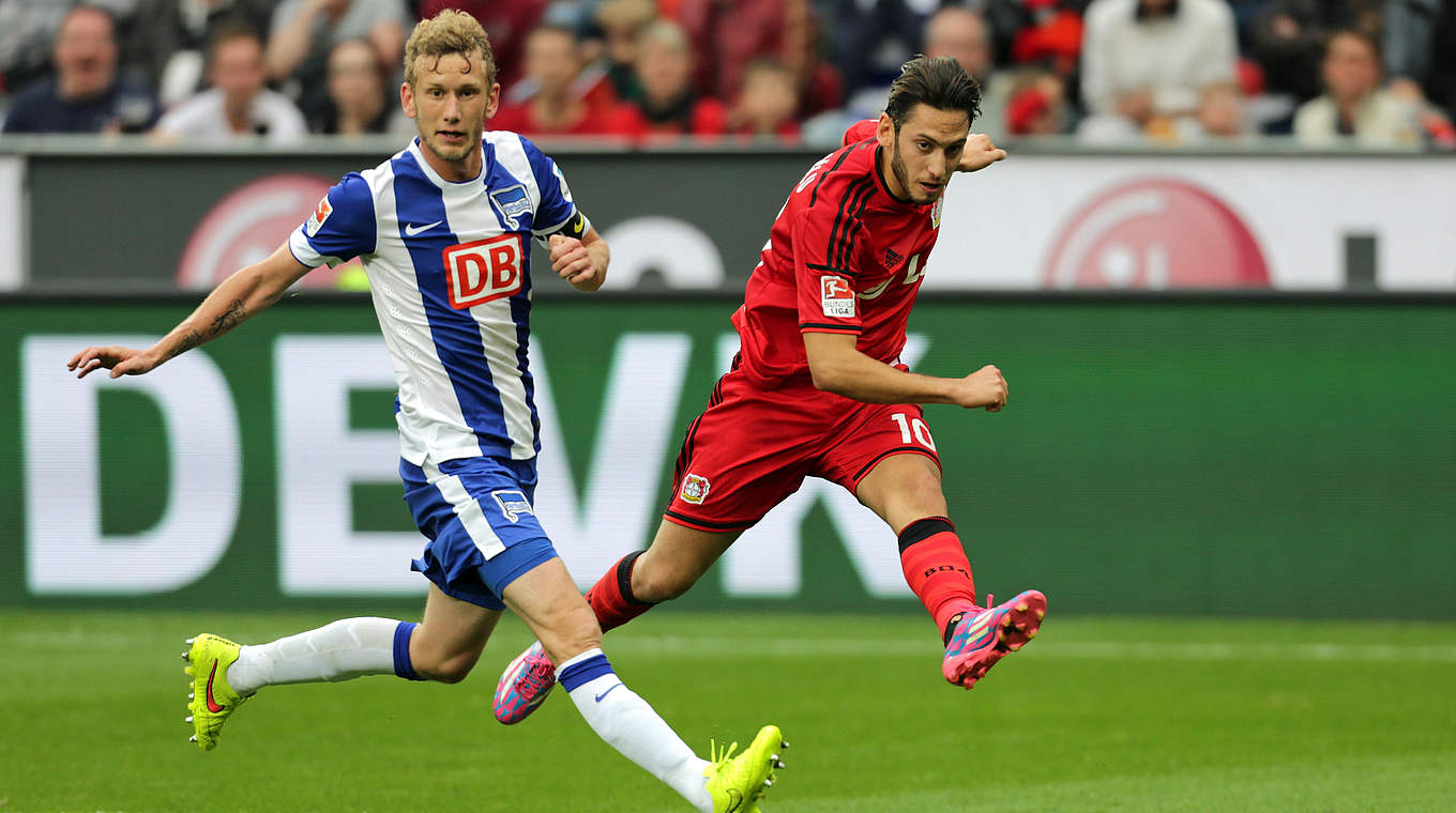Wollen den Abwärtstrend stoppen: Hertha BSC und Kapitän Fabian Lustenberger (l.) © 2014 Getty Images