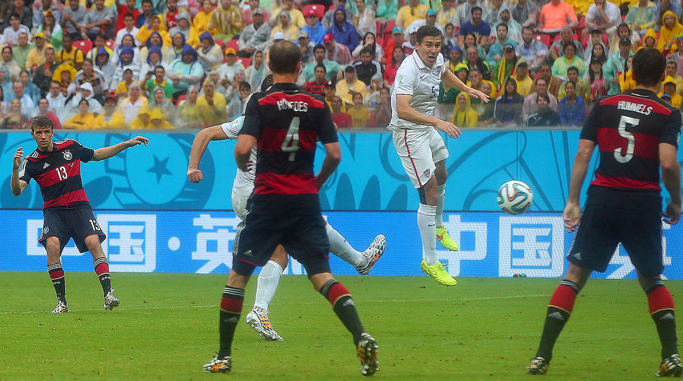Müllers viertes WM-Tor 2014: das Siegtor im Gruppenfinale gegen die USA © imago/BPI