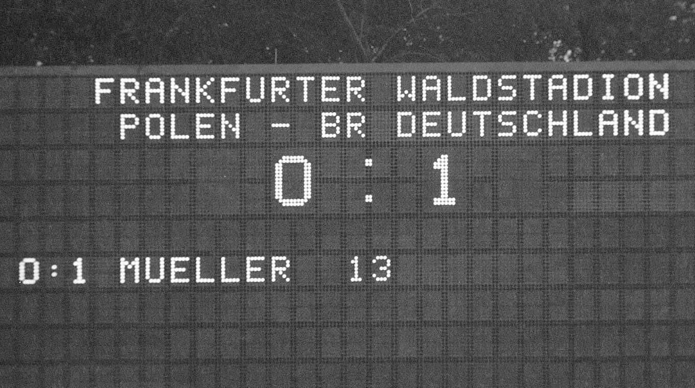 1:0 im entscheidenden Gruppenspiel: Deutschland erreicht WM-Finale 1974 © 