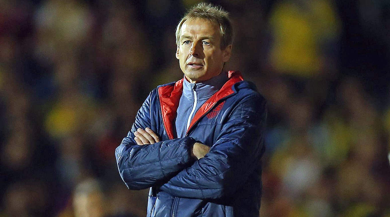 USA manager Jürgen Klinsmann and his side will visit the Rhein in June 2015 © 2014 Getty Images
