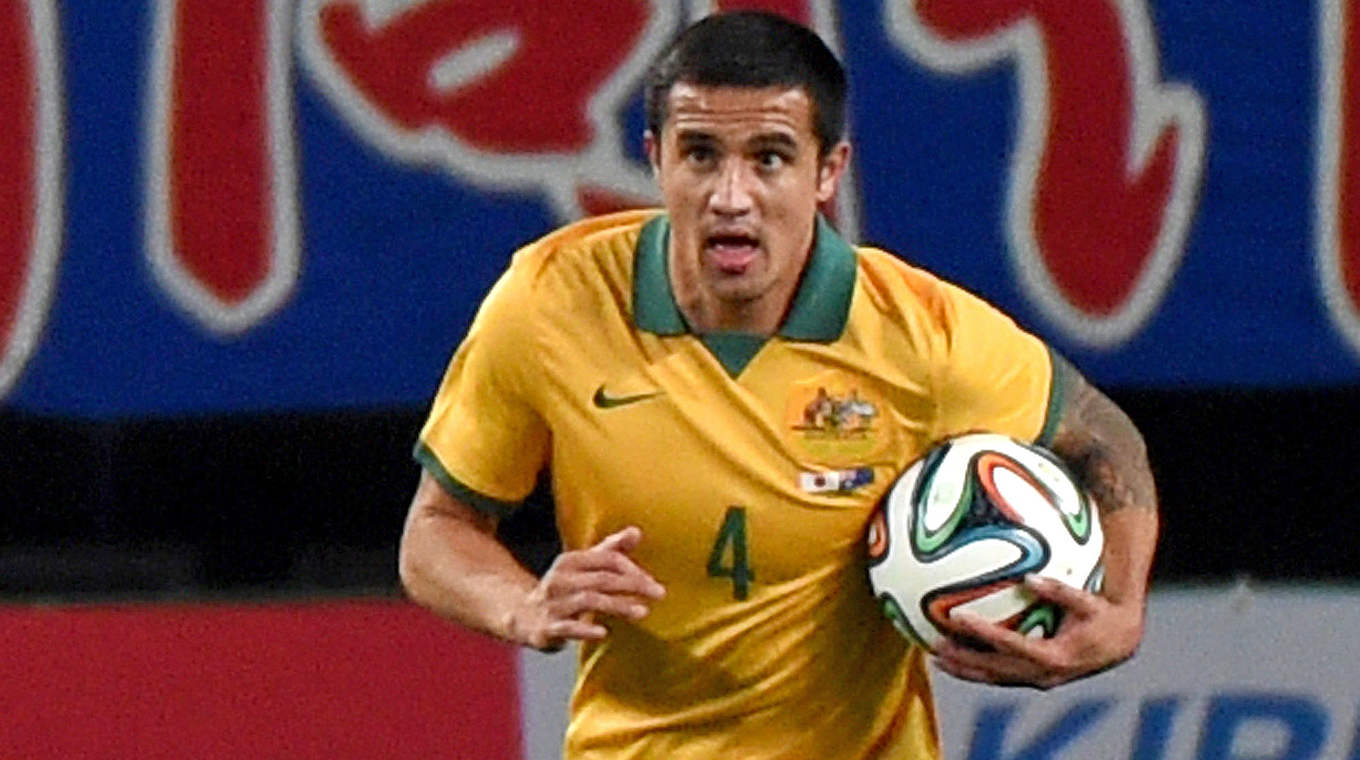 Tim Cahill and the "Socceroos" will visit Betzenberg on 25th March 2015 © 2014 Getty Images