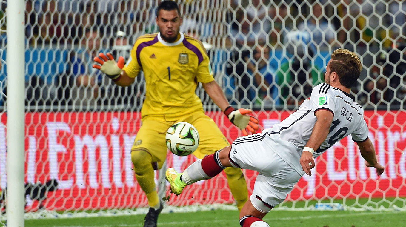 Gänsehautmoment: Götze trifft im WM-Finale © 2014 Getty Images