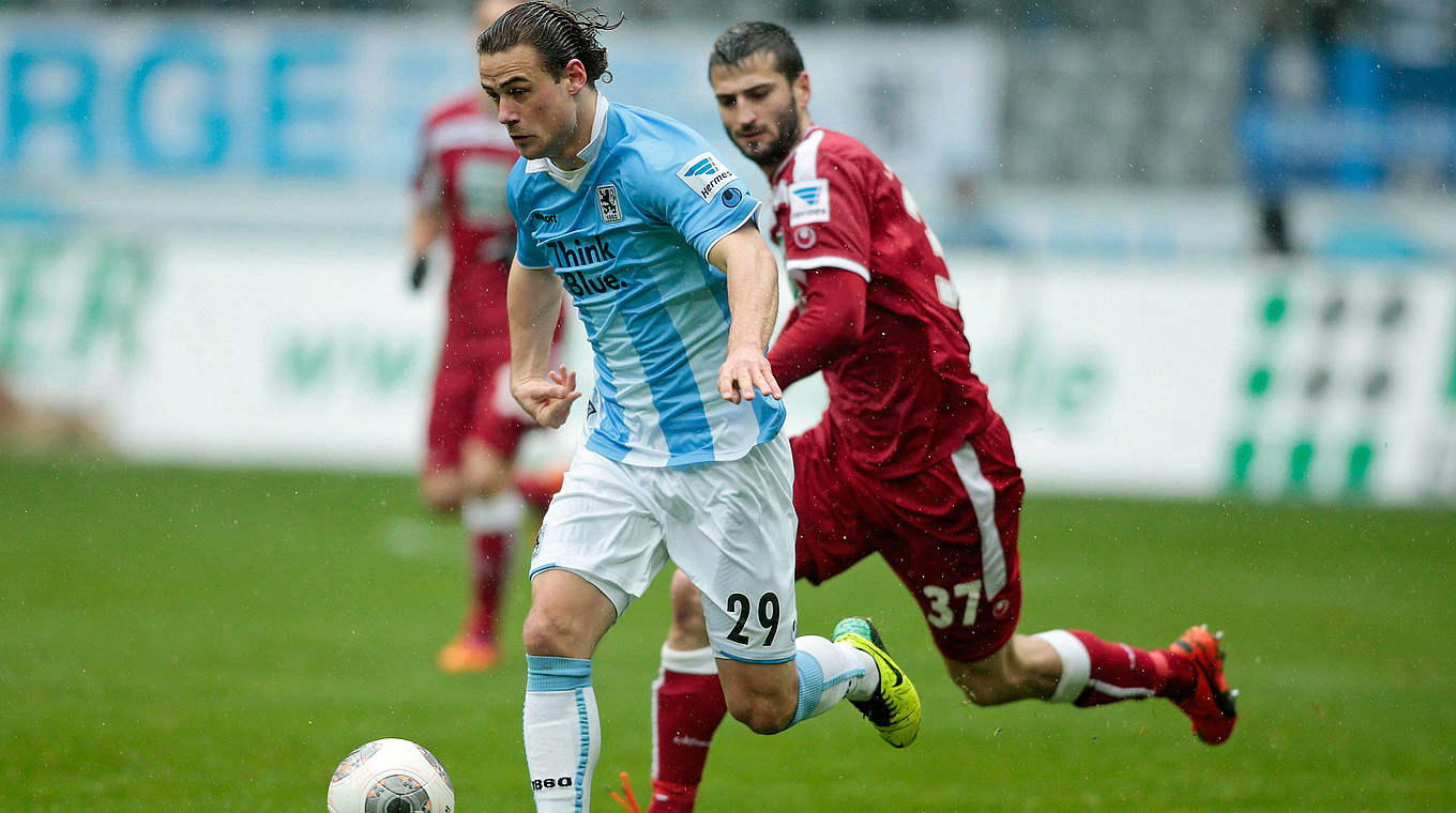 Erzielte gegen Kaiserslautern das 1:0 für den TSV: Yannick Stark (l.) © 2014 Getty Images