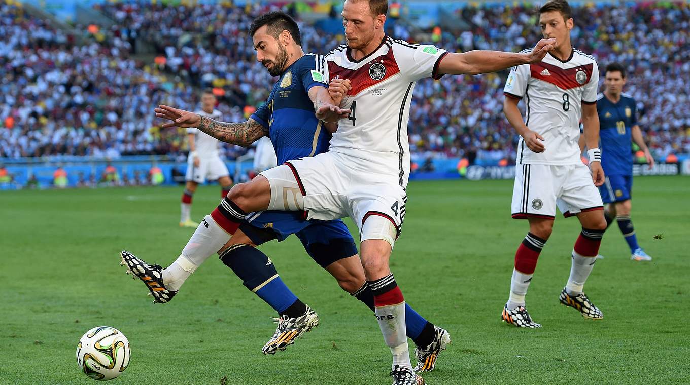 Feste Größe auf dem Weg zum WM-Titelgewinn 2014: Benedikt Höwedes (v.) © Getty Images