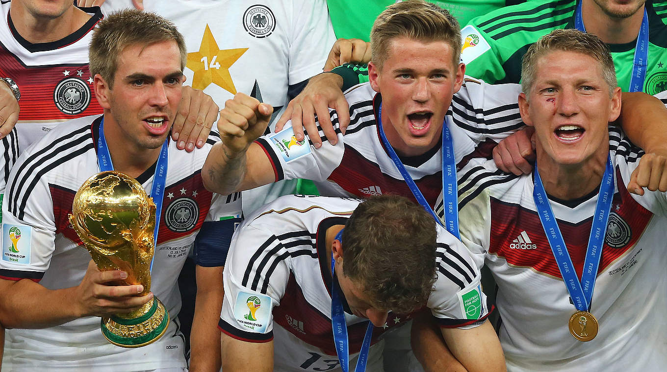 Weltmeister Lahm (l.): "Die Zeit bei der Nationalmannschaft war sensationell" © 2014 Getty Images