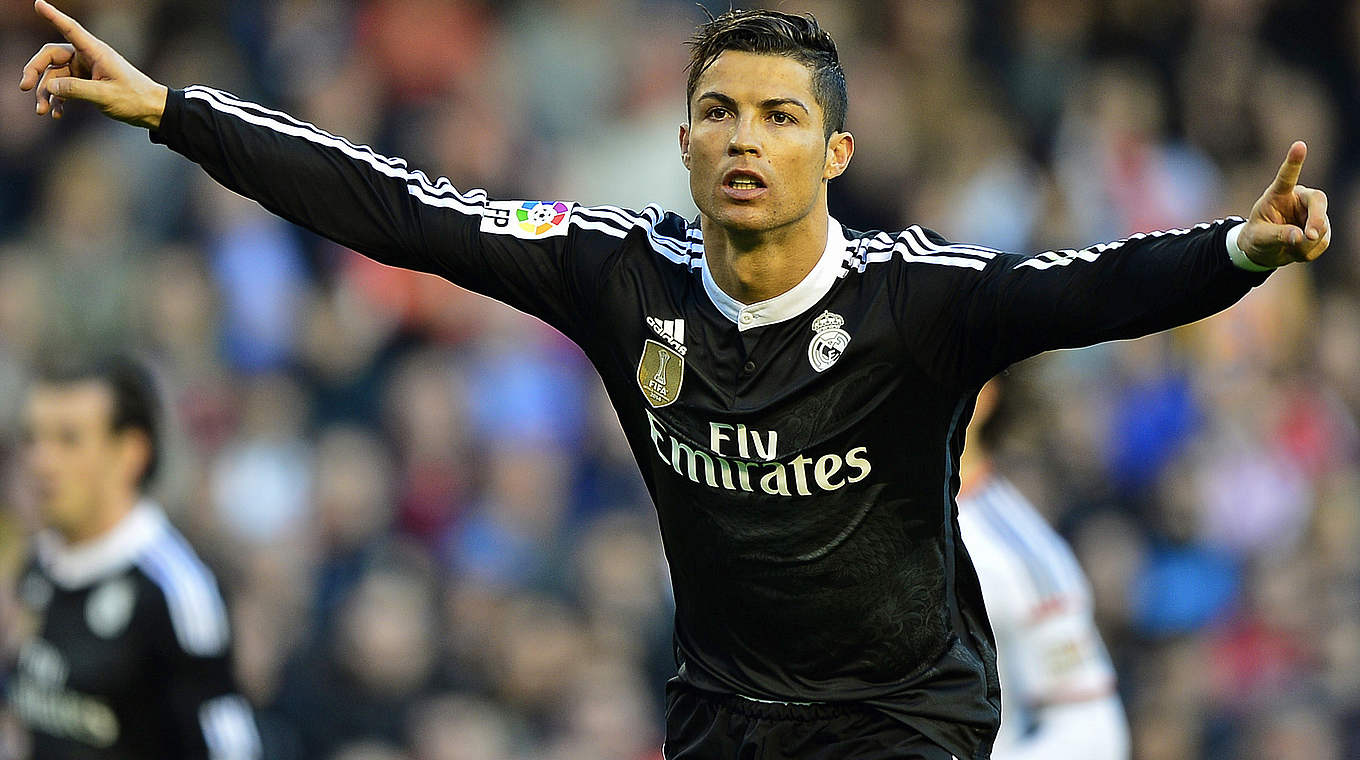 Der Titelverteidiger: Weltfußballer Cristiano Ronaldo von Real Madrid © 