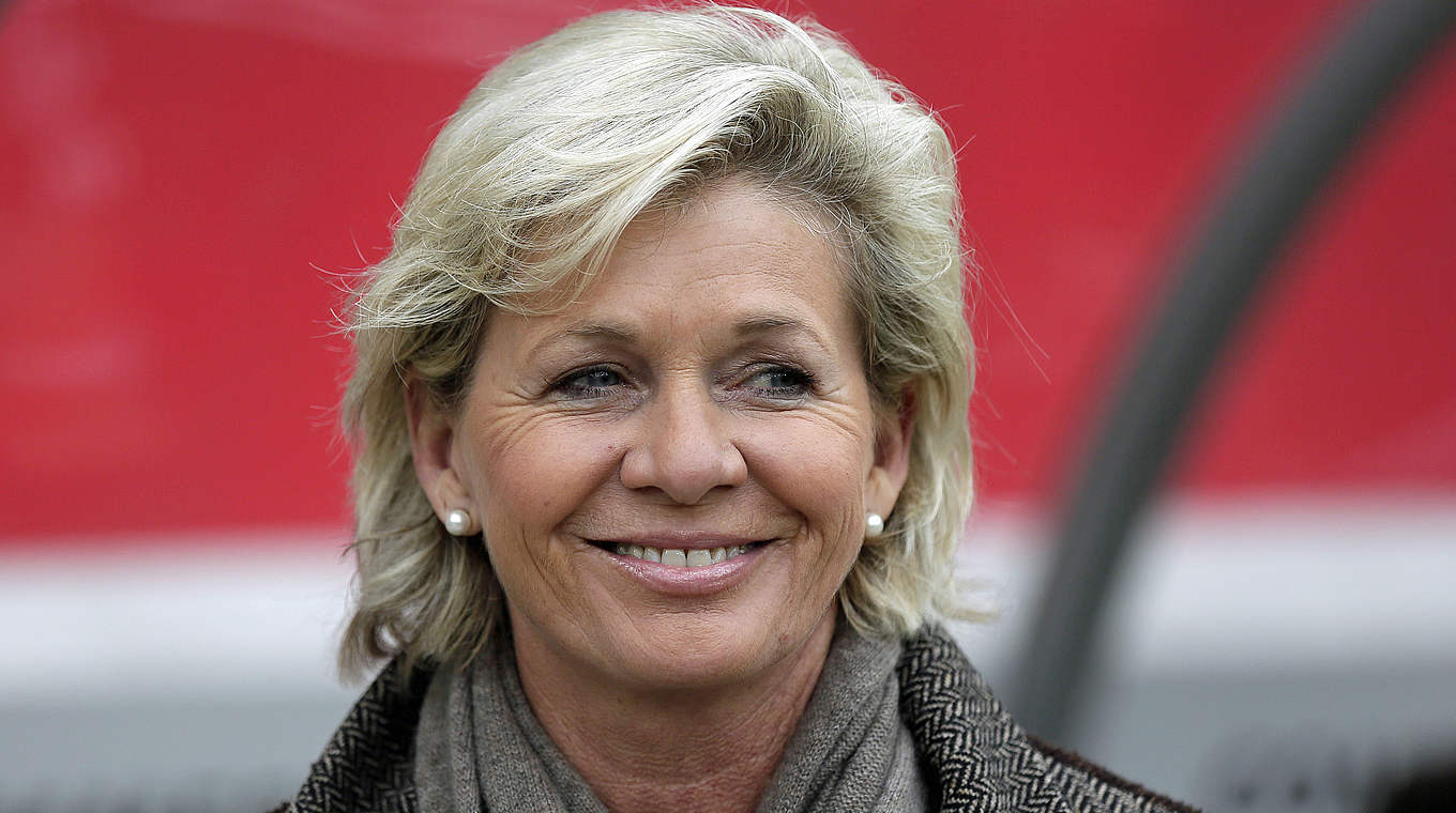 Welttrainerin 2010 und 2013: Bundestrainerin Silvia Neid © 2014 Getty Images