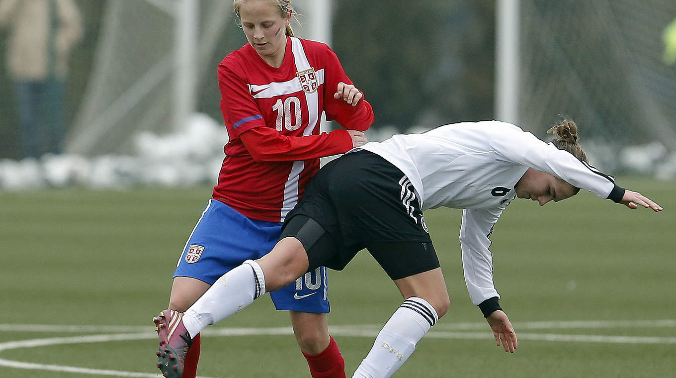 Deutschland schlägt Serbien 73 DFB Deutscher FußballBund e.V.