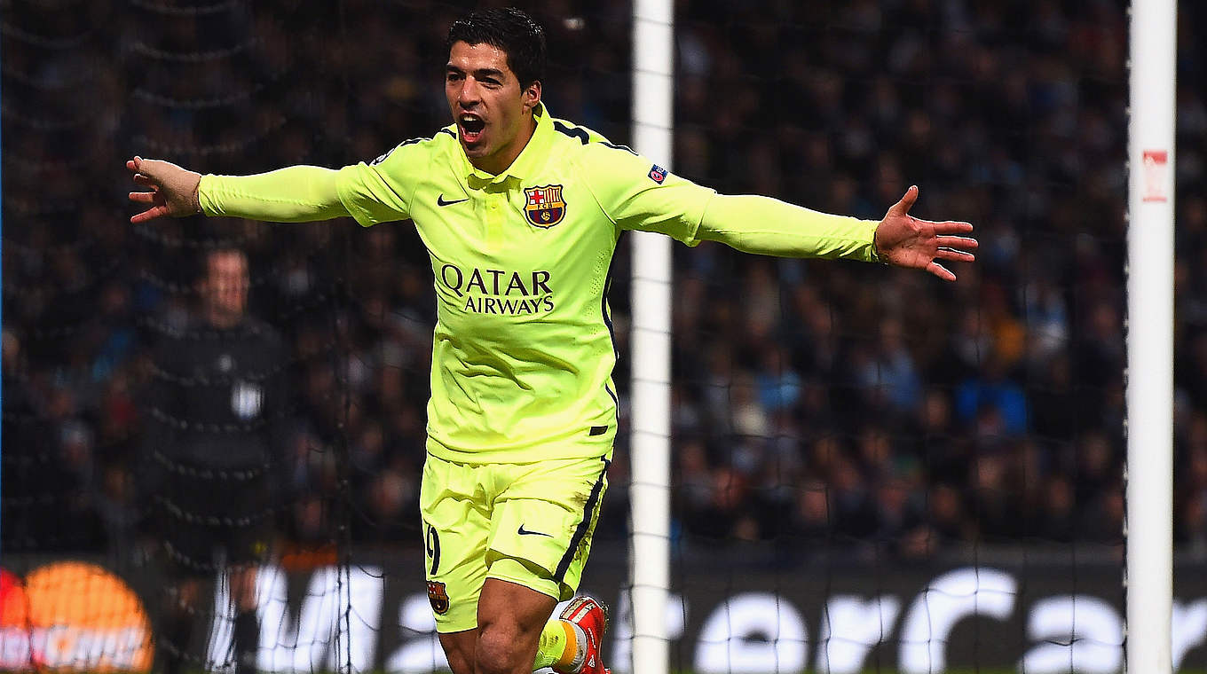 Matchwinner: Luis Suarez © 2015 Getty Images
