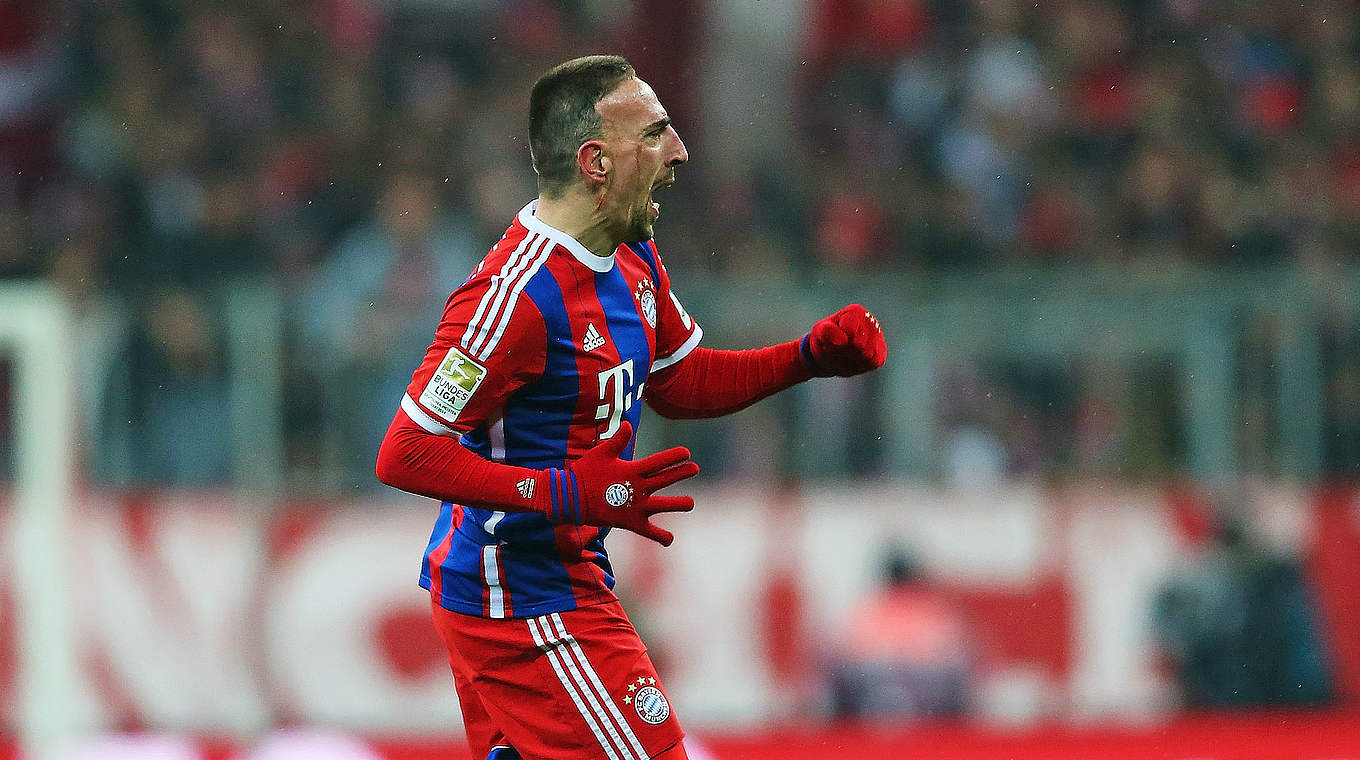 Traf zum 2:0: Franck Ribéry © 2015 Getty Images