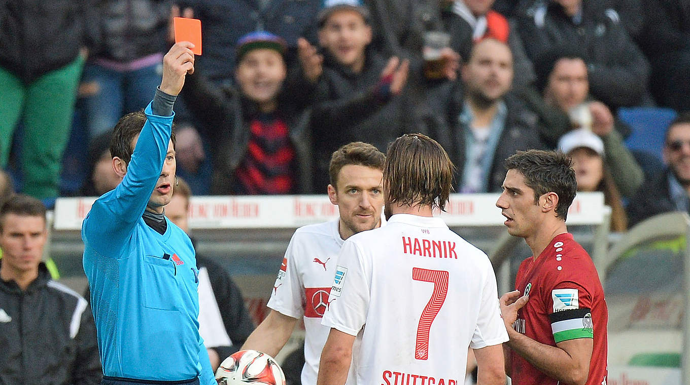 Muss erst mal zwangspausieren: Martin Harnik vom VfB Stuttgart © 2015 Getty Images