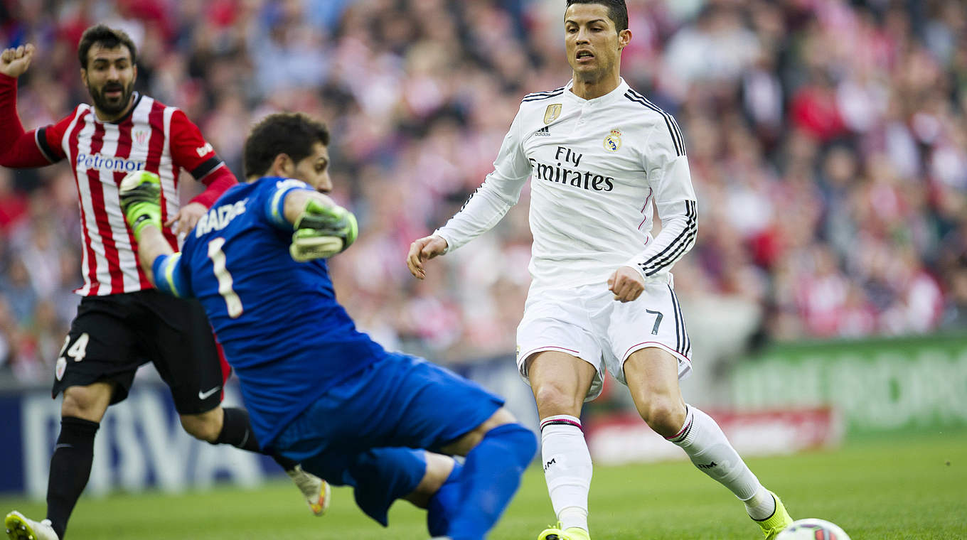 Ohne Treffer: Weltfußballer Ronaldo © 2015 Getty Images
