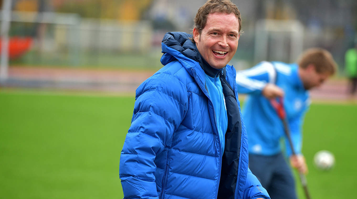 DFB-Trainer Marcus Sorg: "Wir haben alles noch selbst in der Hand" © 2014 Bongarts