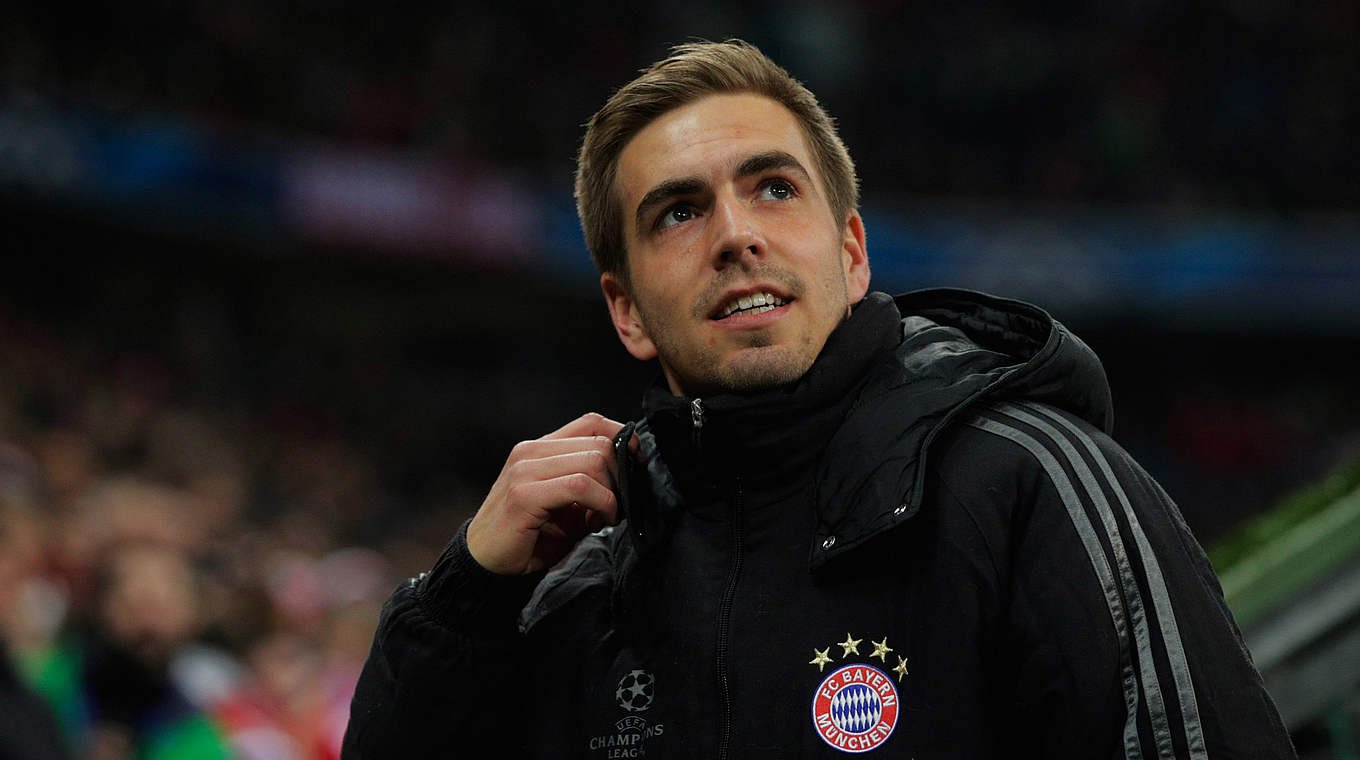"Wir wollen ins Halbfinale": Bayern-Kapitän  Philipp Lahm © 2015 Getty Images