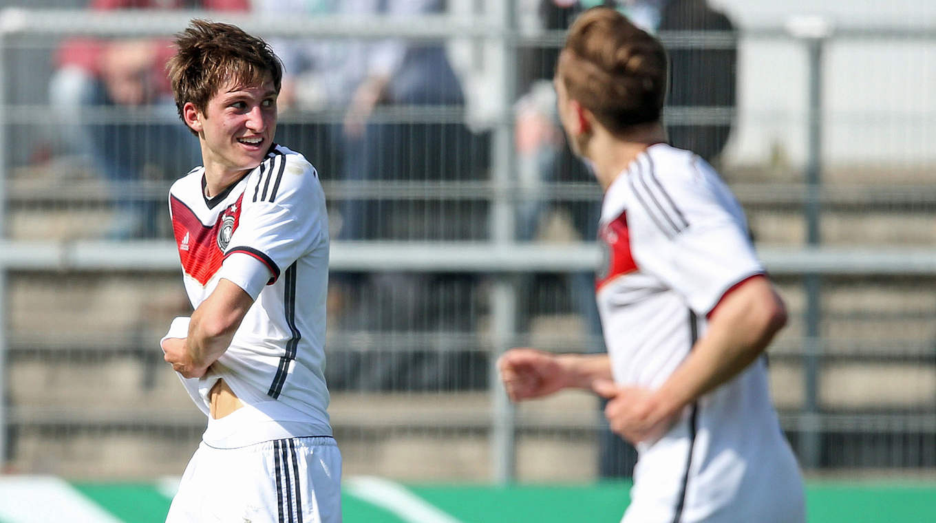 Matchwinner gegen Irland: Jonas Föhrenbach (l.) vom SC Freiburg © 2015 Getty Images