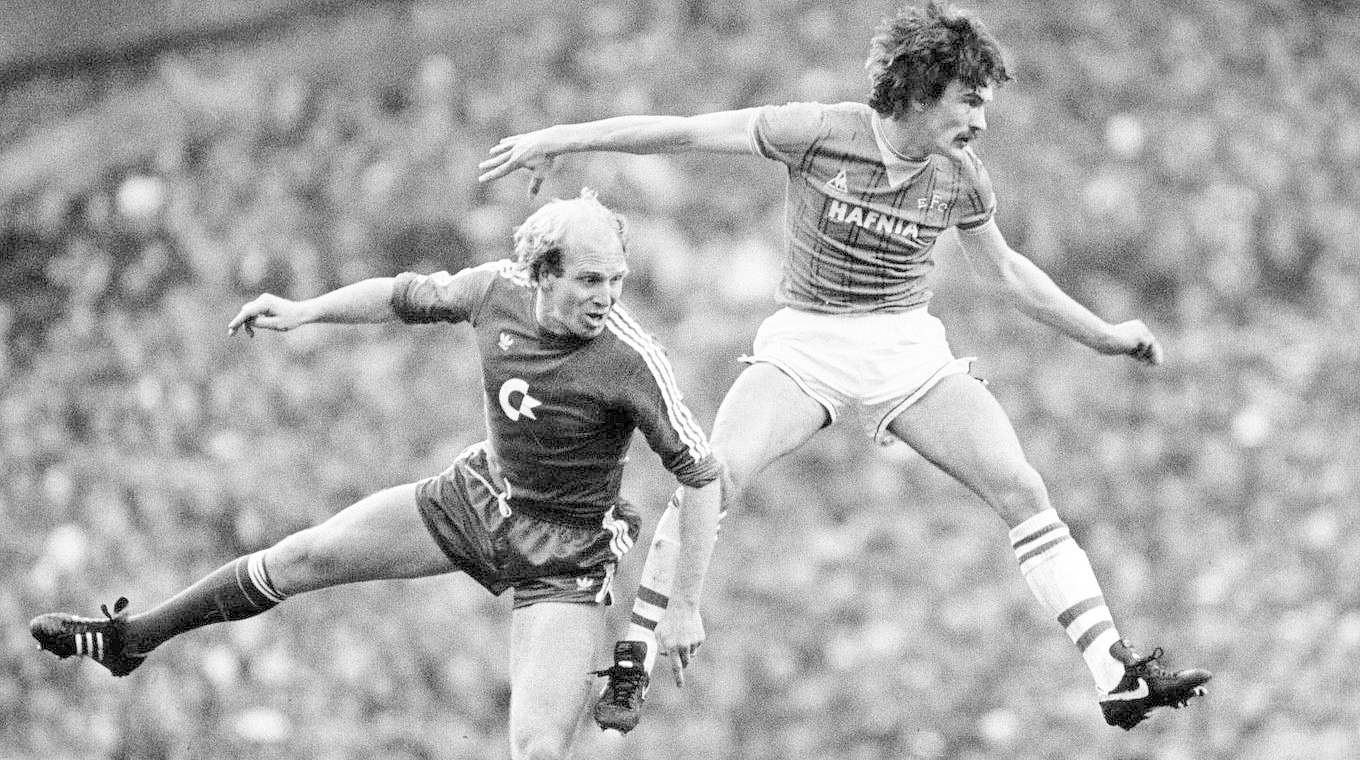 Trotz Tor von Dieter Hoeneß schied Bayern 1985 gegen Everton aus. © imago