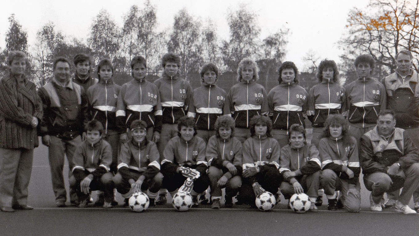 DDRFrauenfußball Das einzige Länderspiel DFB Deutscher Fußball