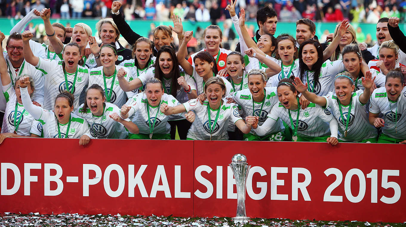 VfL Wolfsburg gewinnt den DFBPokal der Frauen 2015 DFB Deutscher