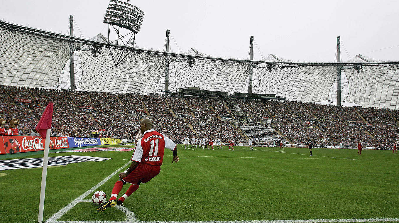 Letzter Akt: 2005 spielen die Bayern zum letzten Mal im Olympiastadion © 2005 Getty Images