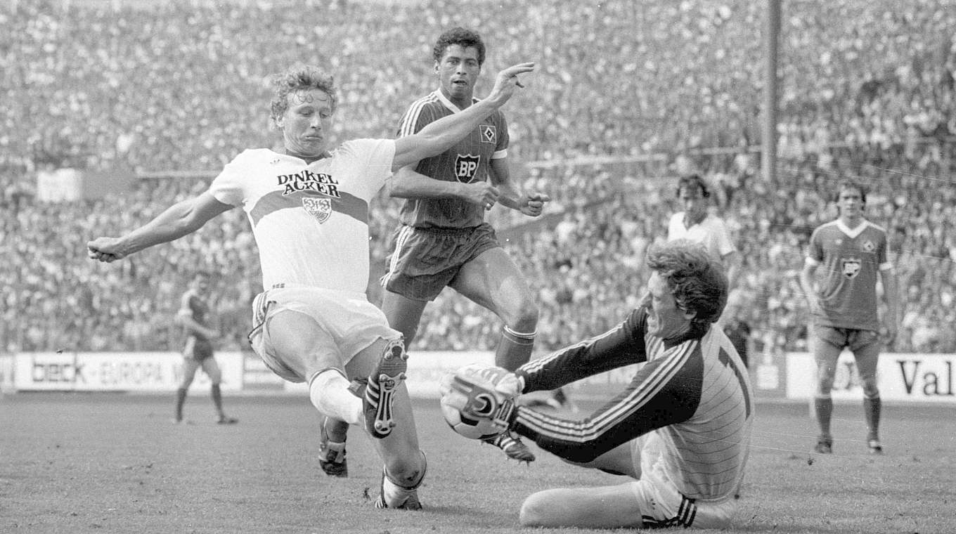 Spielte mit dem HSV in der Bundesliga ganz oben mit: Jimmy Hartwig in den Achtzigern © imago