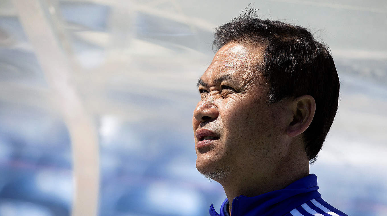 Nationalcoach Norio Sasaki: "Frauenfußball ist in Japan jetzt so populär" © 2015 Getty Images