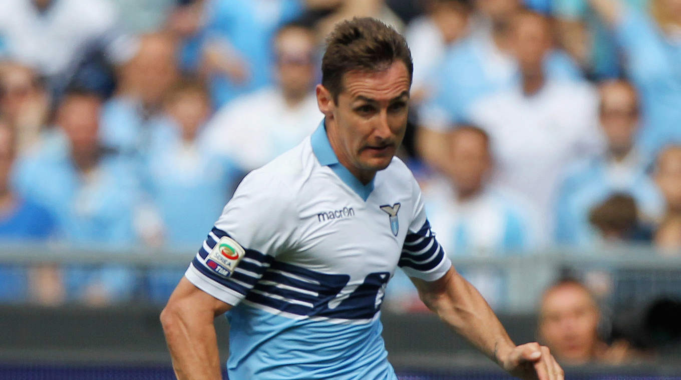 Klose bleibt bei Lazio Rom DFB Deutscher FußballBund e.V.