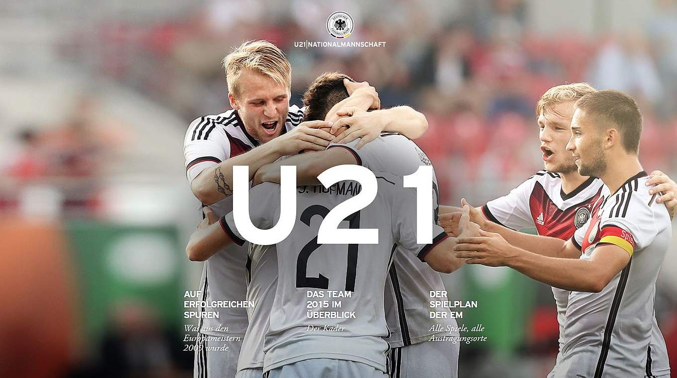 Erstmals als E-Magazine: Der offizielle Team Guide der U 21 © DFB