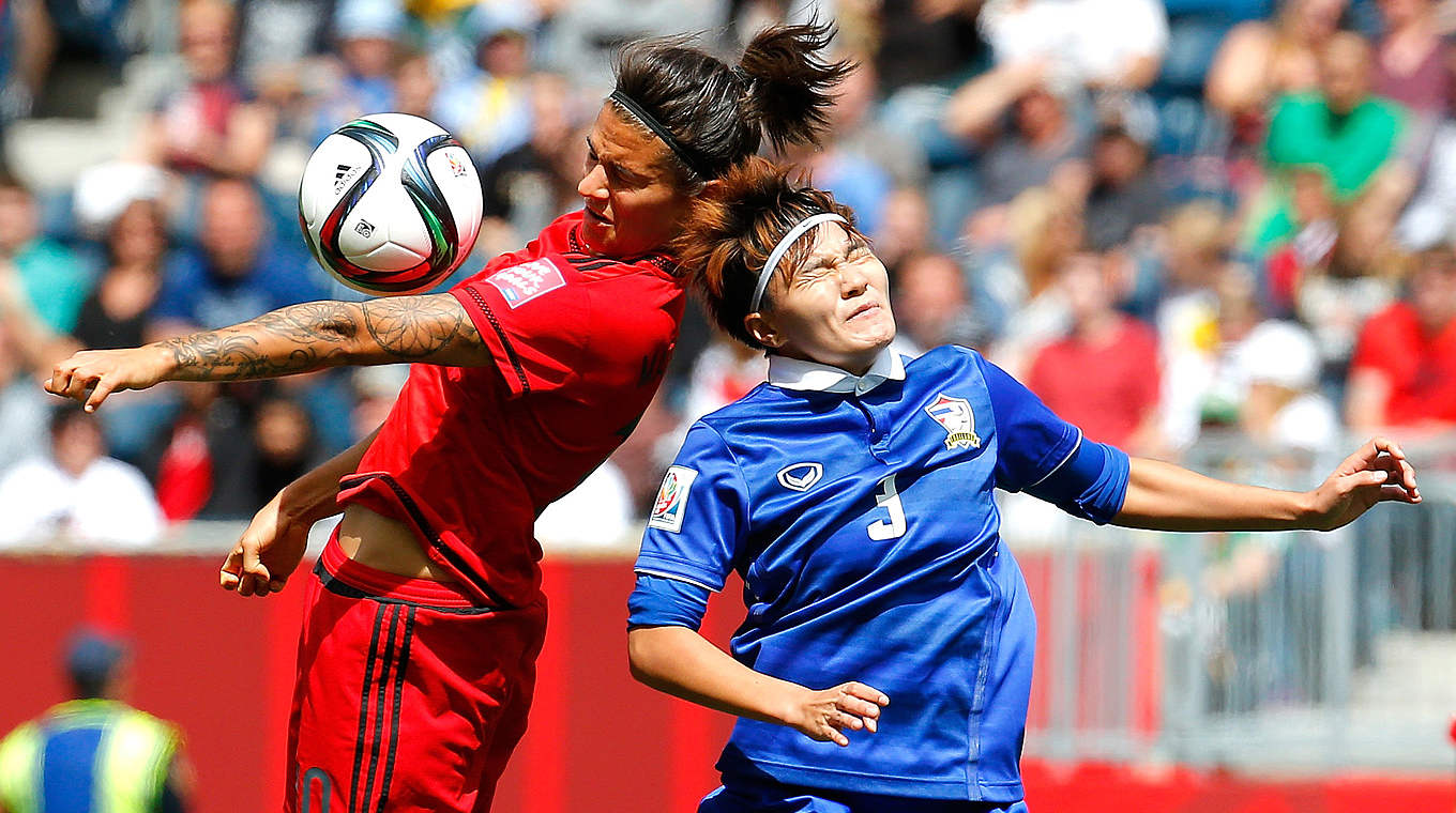 40 gegen Thailand DFBFrauen als Gruppenerste ins WMAchtelfinale