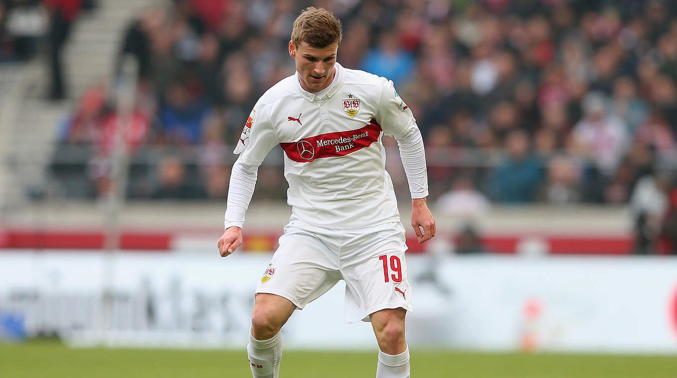 Durchwachsene Saison mit dem VfB Stuttgart: U 19-EM-Teilnehmer Timo Werner © 2015 Getty Images