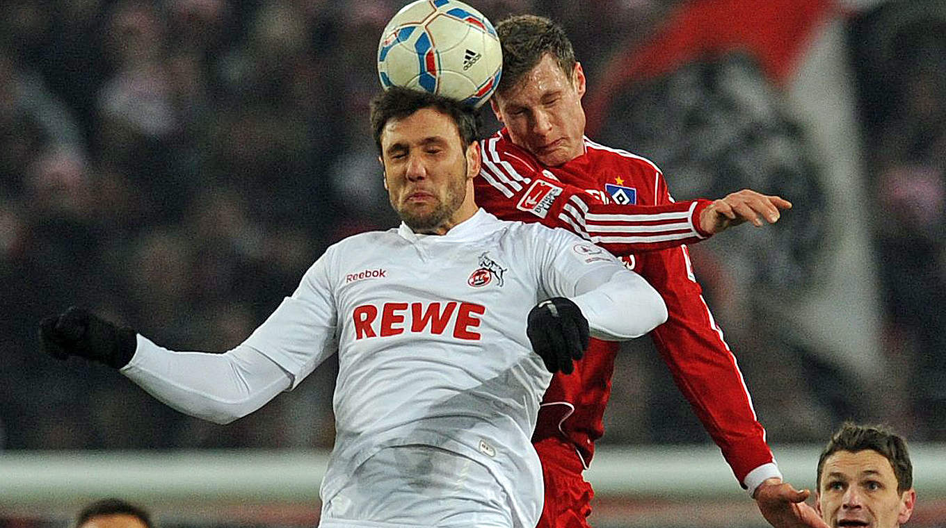 Lange Jahre für den 1. FC Köln in der Bundesliga am Ball: Kevin Pezzoni (v.) © 2012 AFP