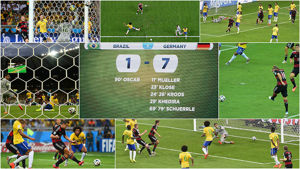 Historisches Halbfinale: 7:1 gegen Brasilien © Bongarts/GettyImages/DFB