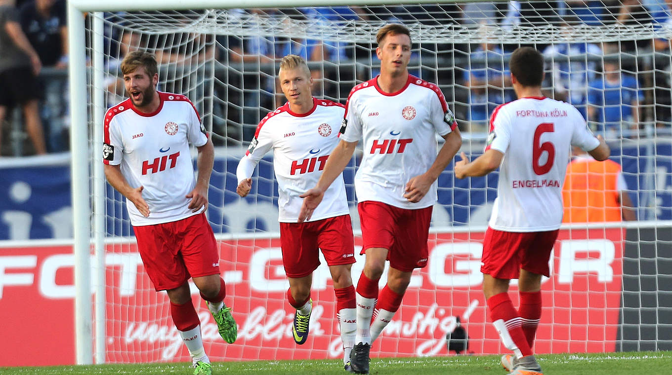 Spiel gedreht: Fortuna Köln gewinnt nach Rückstand gegen Aufsteiger Magdeburg © 2015 Getty Images