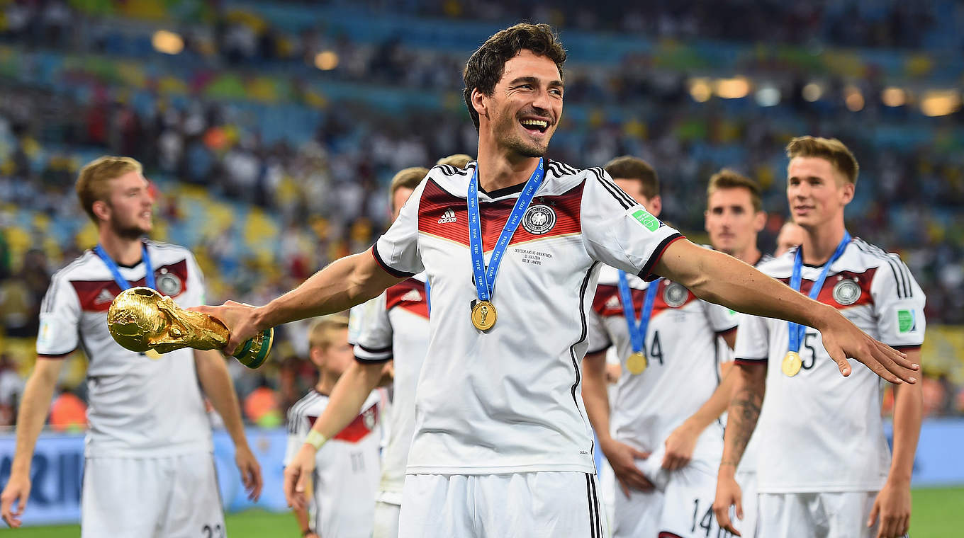 Feiert den WM-Titel: Mats Hummels © 2014 Getty Images