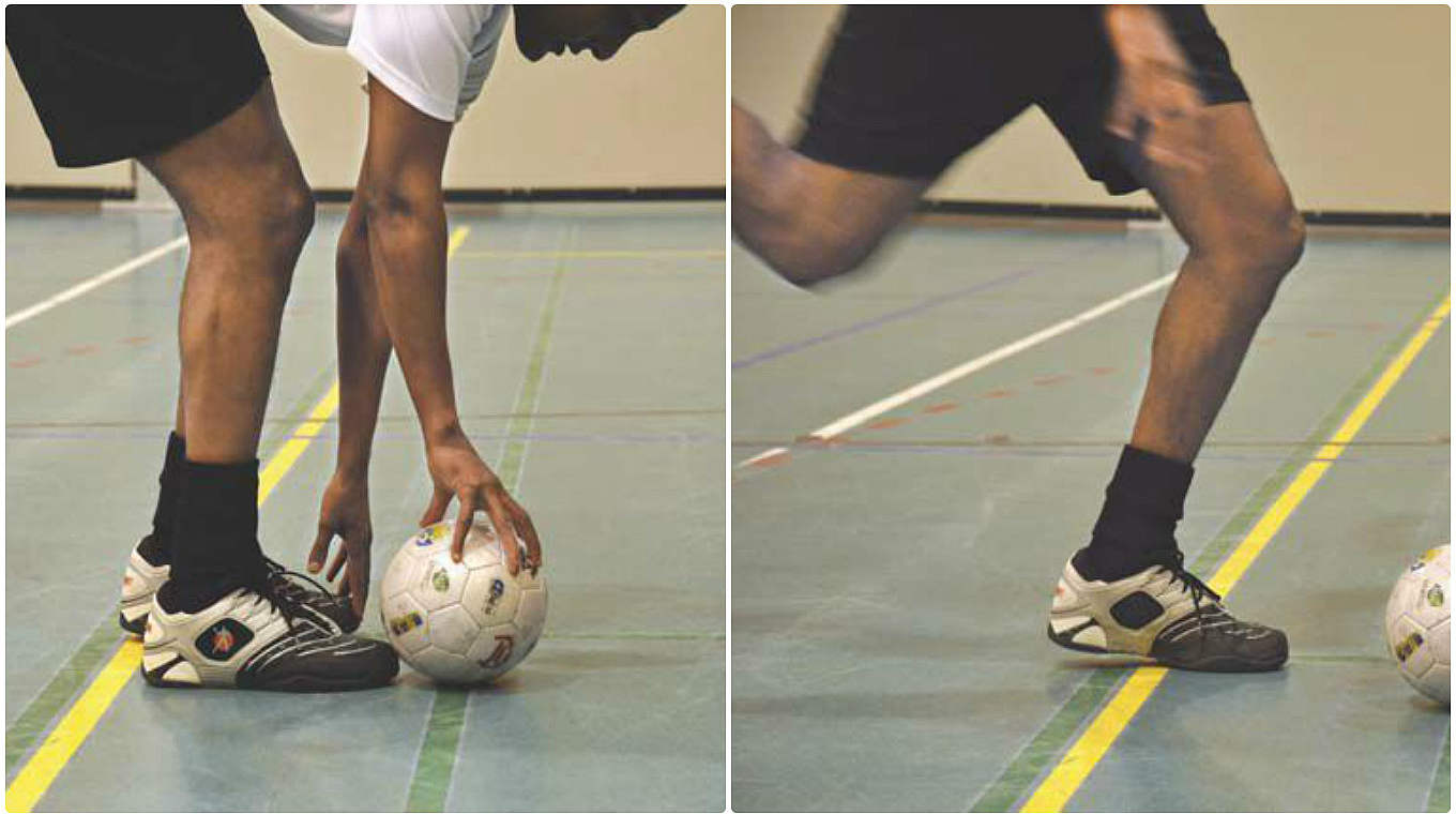 Ball zurecht legen und: Abschluss! © Sepp Herberger-Stiftung