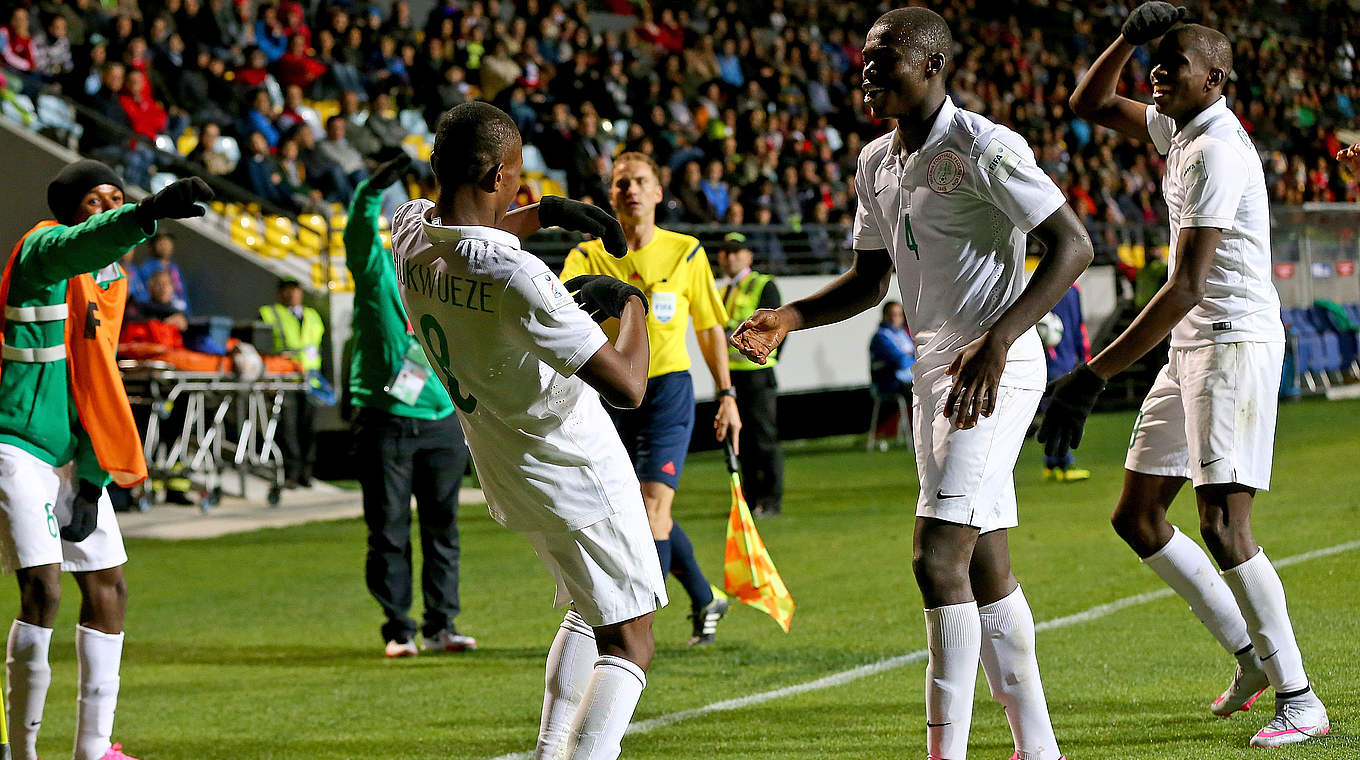 Siegestänzchen: Nigeria bereits Sieger in Gruppe A © 2015 FIFA