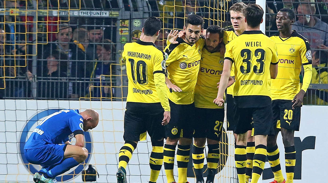 Nach Startschwierigkeiten bärenstark: Borussia Dortmund © 2015 Getty Images