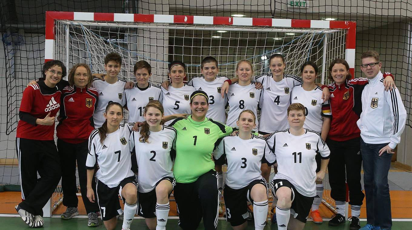 Vize-Europameister 2014: Die deutsche Futsal-Nationalmannschaft der Gehörlosen © DGS Bonchuk Andonov