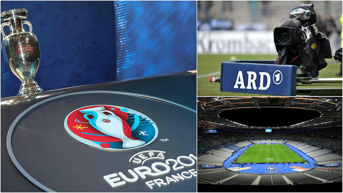 EM 2016 in Frankreich ARD zeigt Finale, ZDF das Eröffungsspiel DFB