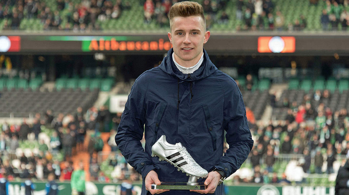 WM Silberner Schuh für Johannes Eggestein DFB Deutscher Fußball